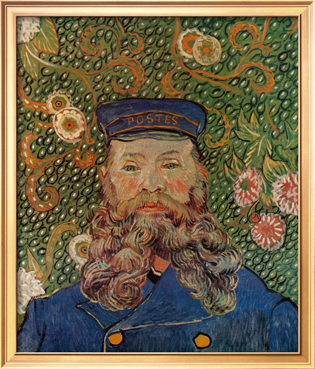 Portrait Of The Postman Joseph Roulin, C.1889 By Vincent Van Gogh